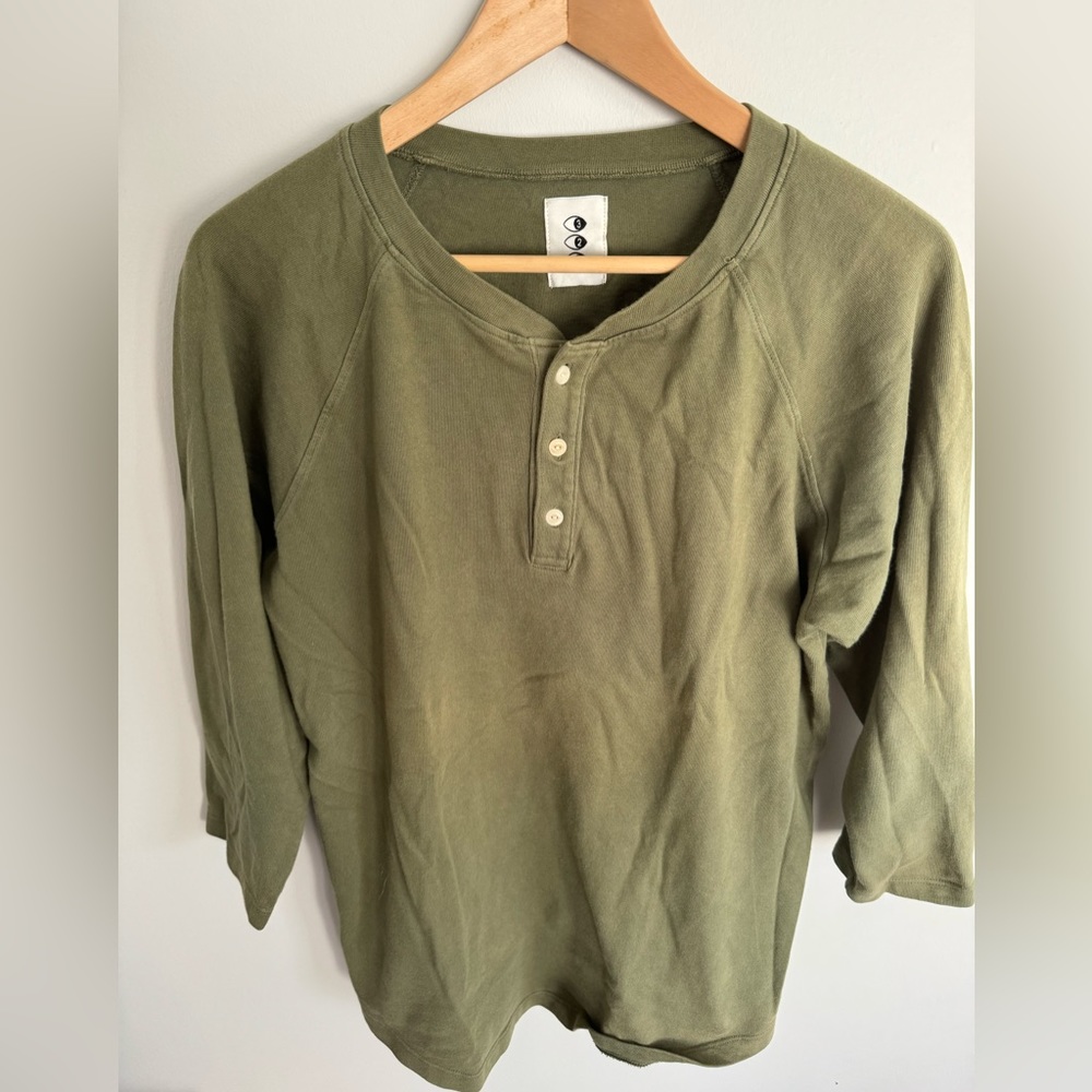 321 3/4 length sleeve Henley